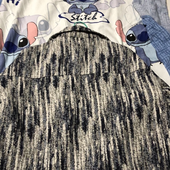 Men's black and white striped design style top - Picture 13 of 16